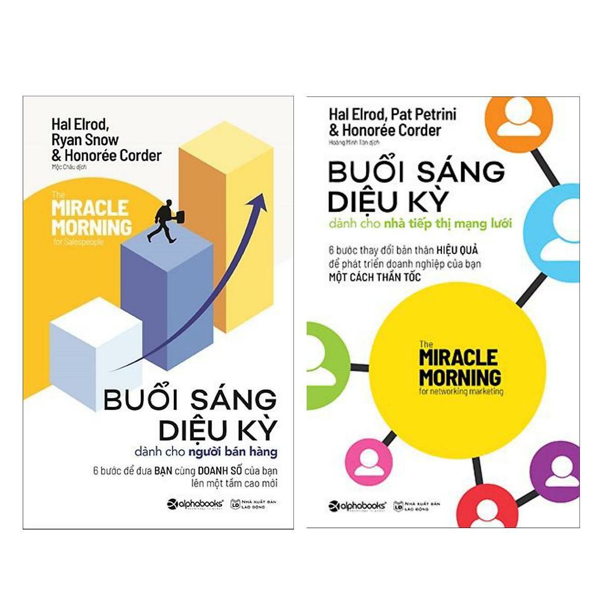 Combo 2 Cuốn Sách : Buổi Sáng Diệu Kỳ Dành Cho Nhà Tiếp Thị Mạng Lưới + Buổi Sáng Diệu Kỳ Dành Cho Người Bán Hàng (Tặng kèm Bookmark Happy Life )