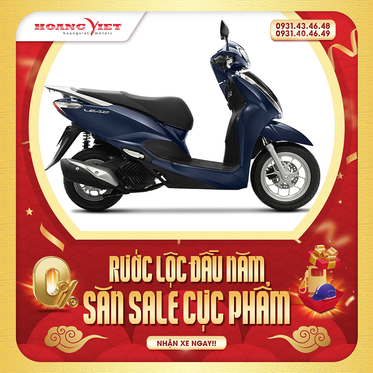 Xe máy Honda Lead 125cc 2025 - Phiên Bản Cao Cấp