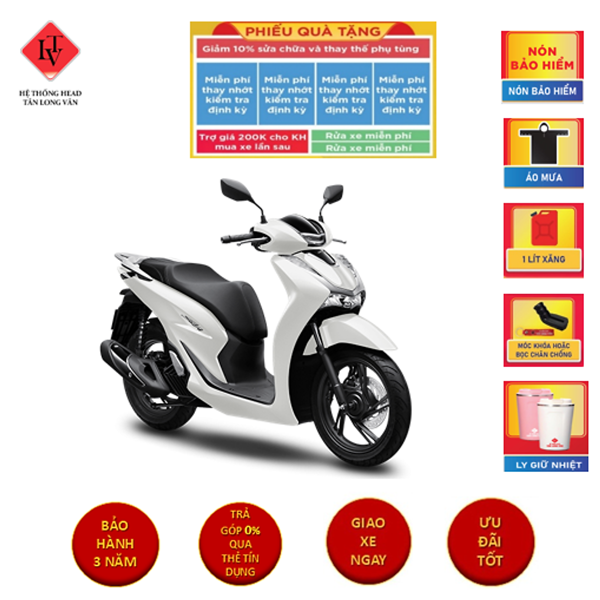 Xe máy Honda Sh 125i 2023 _ Phiên bản Tiêu chuẩn CBS - Xe tay ga