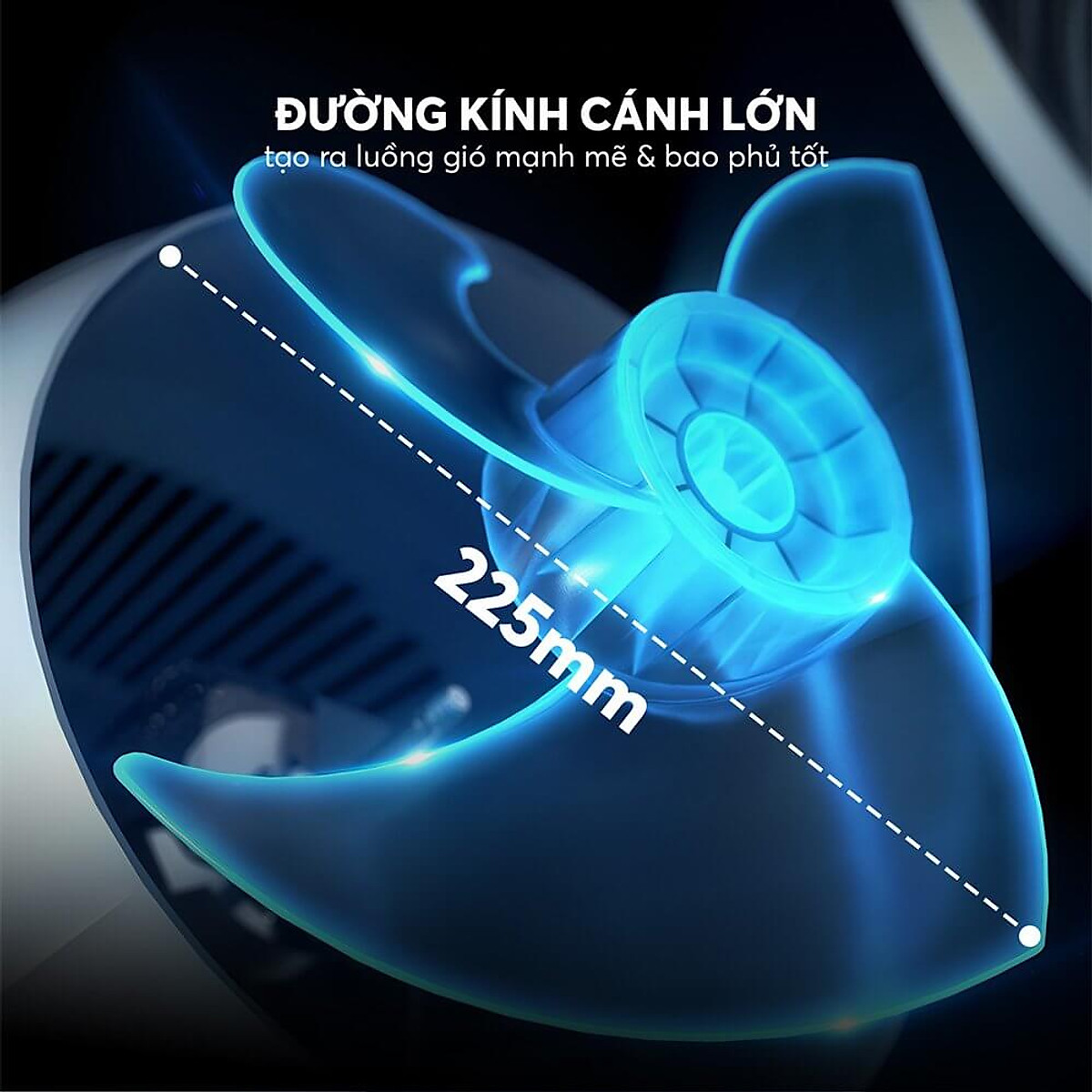 Quạt sạc tuần hoàn không khí Elmich CFE-8786, dung lượng pin lớn, hoạt động liên tục tới 10h, tạo nên luồng gió mạnh, di chuyển linh hoạt 90° theo chiều ngang tạo luồng gió đa chiều, làm mát nhanh, dễ chịu - Hàng chính hãng