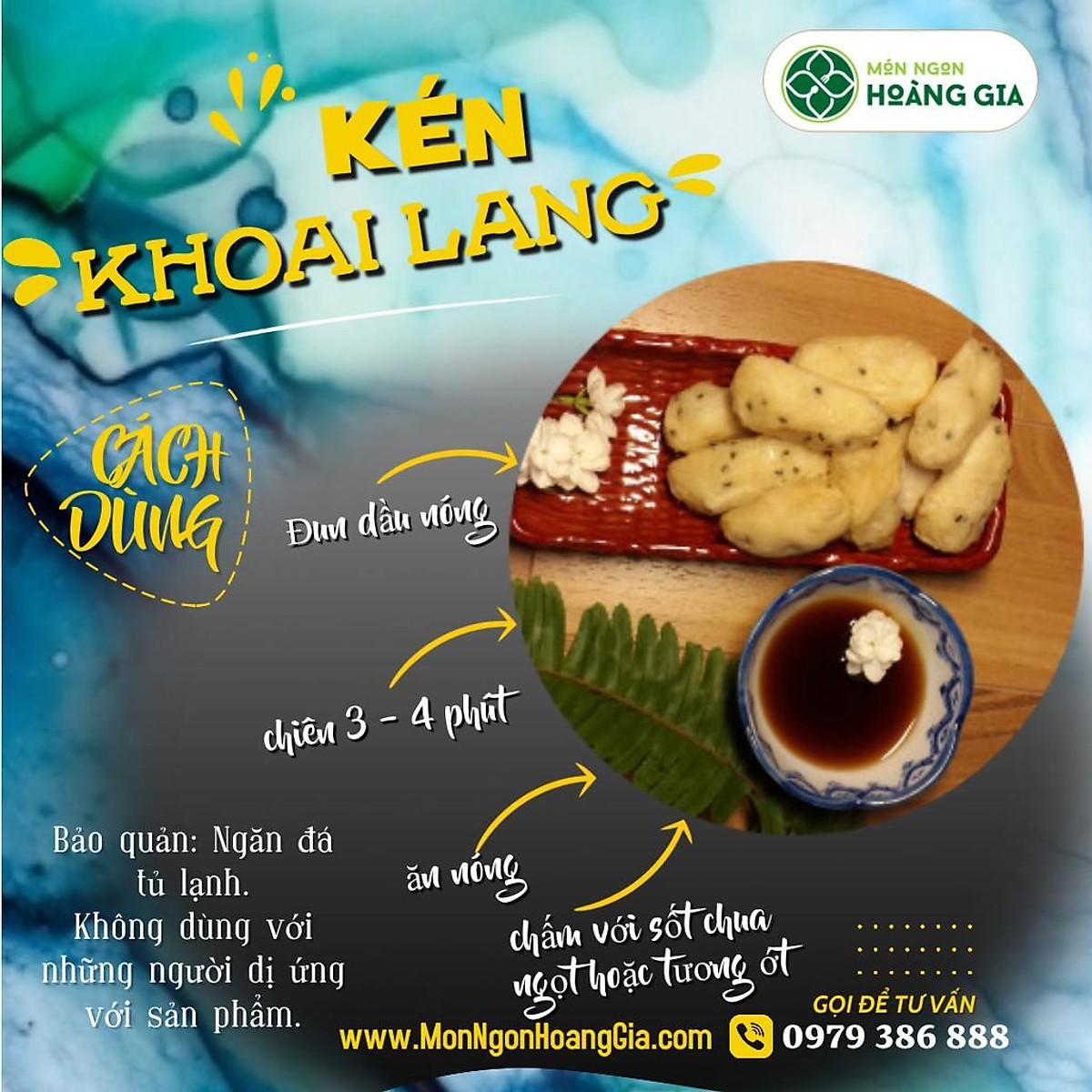 Bánh Khoai Lang Kén 500G (Kèm Sốt Chấm) - Thịt Sơ Chế & Chế Biến Sẵn |  Sieuthituoisong.Com