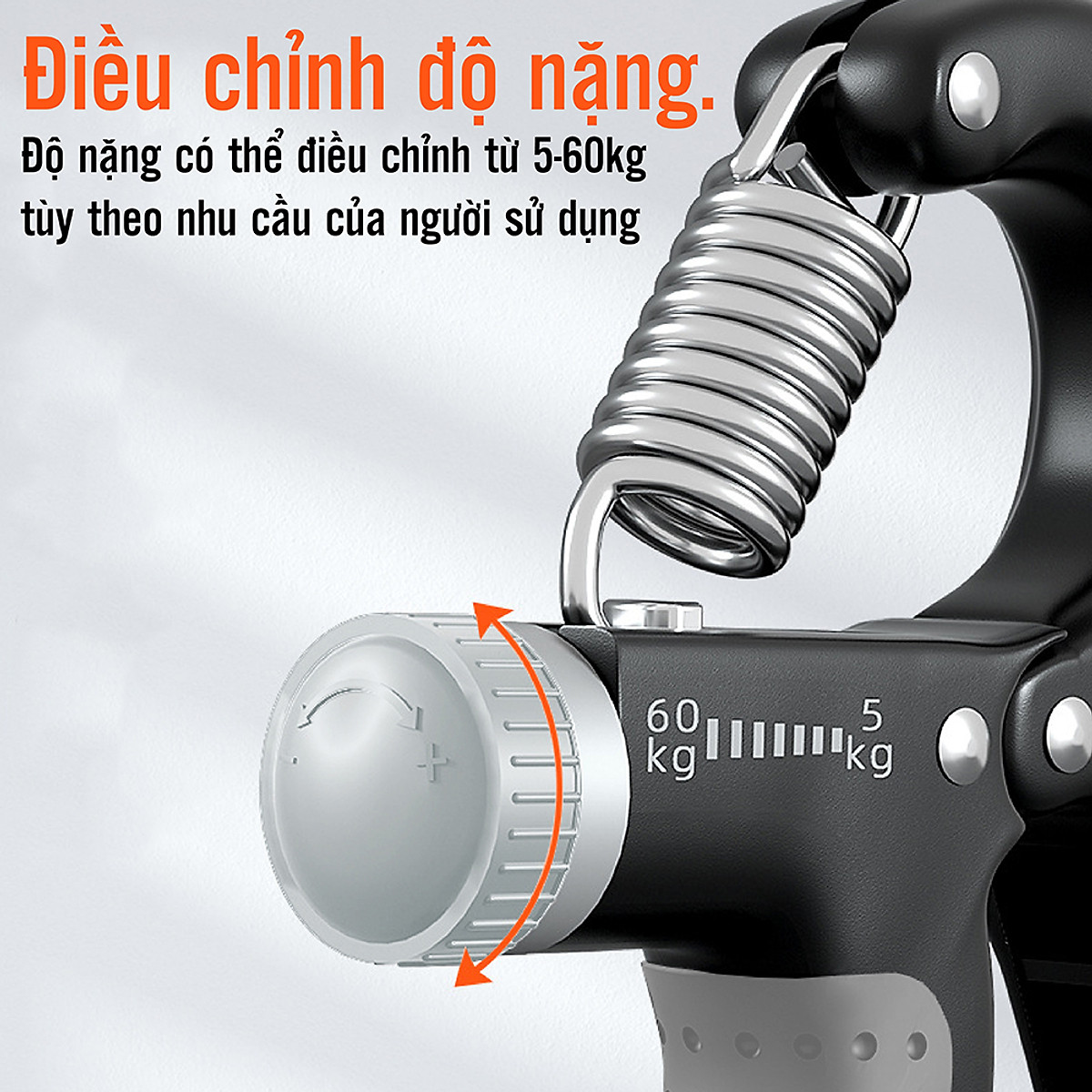 BG Kìm Bóp Tay Có Đếm 5-60kg , Kìm Tập Cơ Tay, Kìm bóp tập tay dụng cụ hỗ trợ tập cơ tay, cẳng tay, Dụng Cụ Tập Gym Tại Nhà Điều Chỉnh Lực