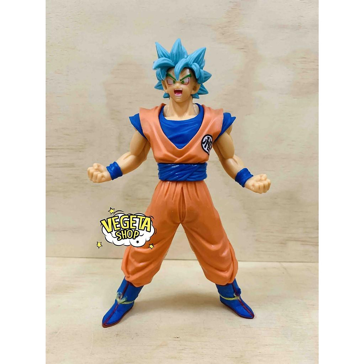 Mua Mô Hình Dragon Ball Super - Mô Hình Songoku Son Goku Super Saiyan God  Ssj - Goku Tóc Xanh Vận Nội Công - Cao 18Cm Tại Vegeta Figure Shop