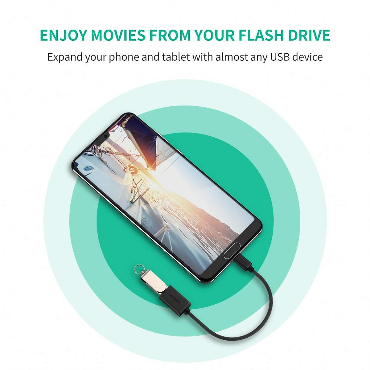 Cáp OTG USB Type C to USB 3.0 Ugreen 30701 - Hàng chính hãng