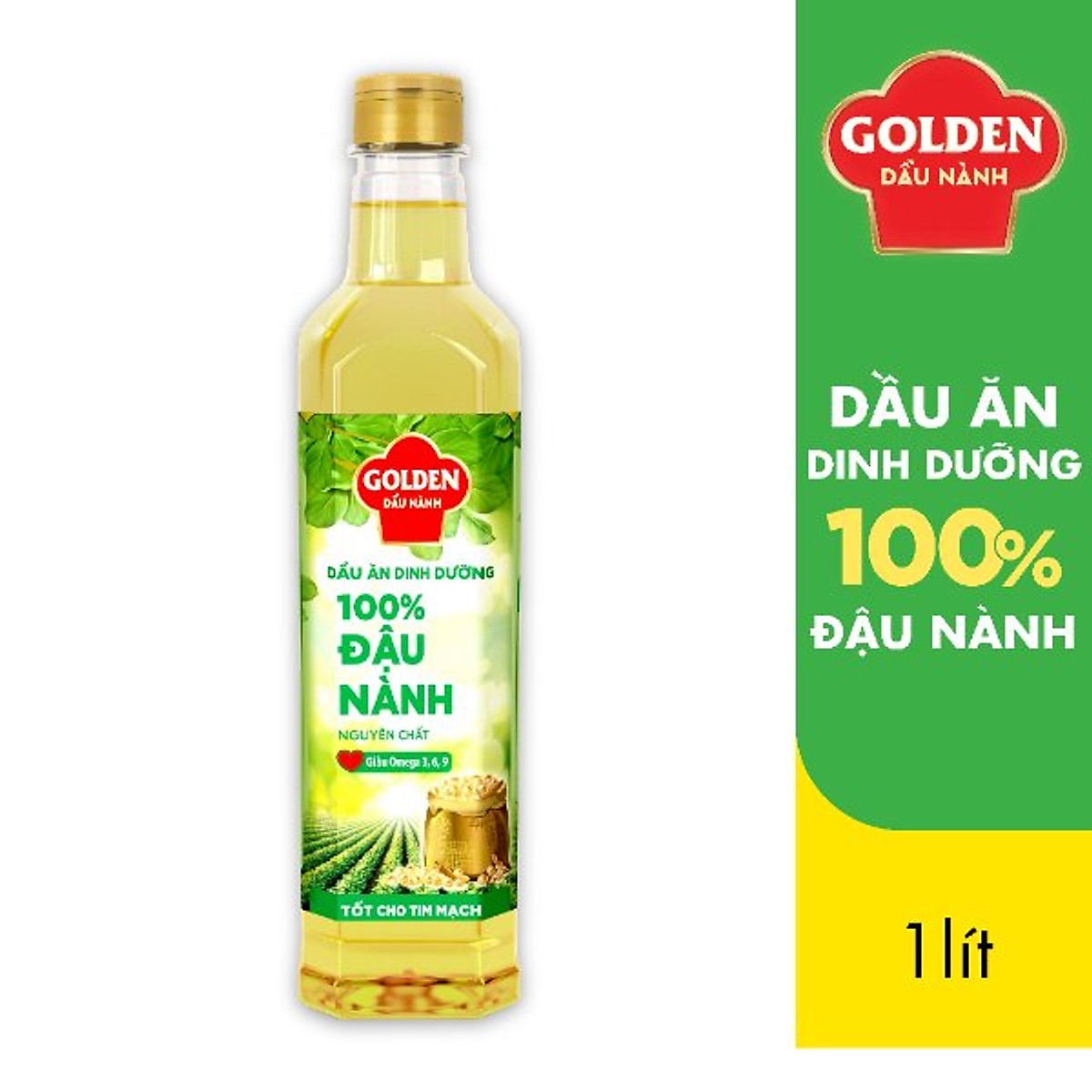 Dầu Đậu Nành cao cấp Golden 1 lít