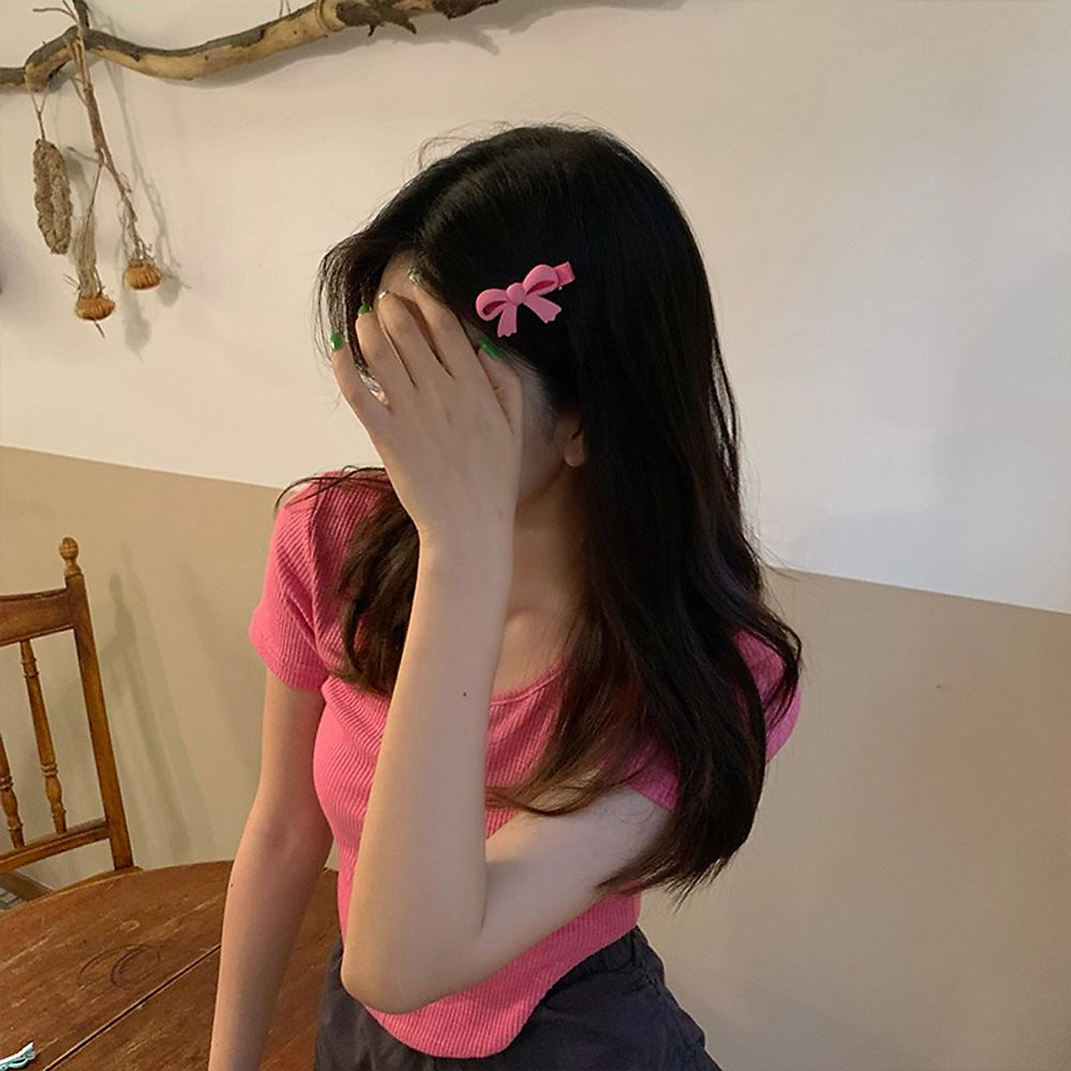 Hair Clip Resin Sweet Candy Color Bowknot Hairpin Cute Simple Side Clip All-match Hair Ornament Hair Clip Resin Sweet Candy Color Bowknot Hairpin Cute Simple Side Clip All-match Hair Ornament