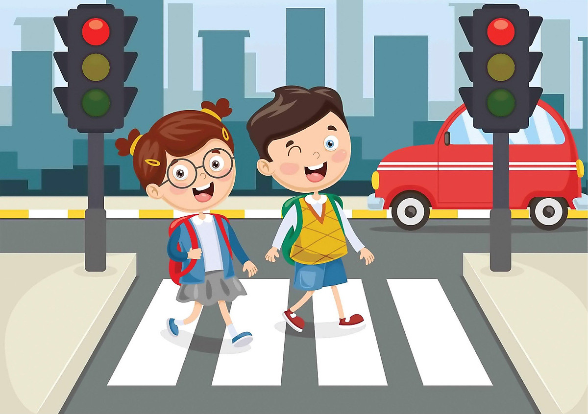 Tranh Lớp 2: Bộ tranh về tuân thủ quy định nơi công cộng | Tiki