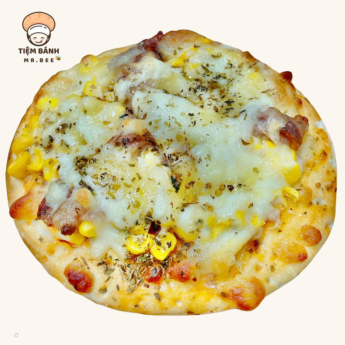 Chỉ giao HCM] Pizza Ba Rọi Bò Mỹ & Bắp - Size 16cm -180gr - Pizza ...