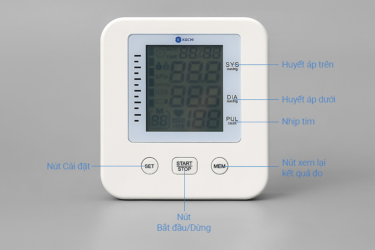Máy đo huyết áp bắp tay Kachi MK293 - Hàng chính hãng