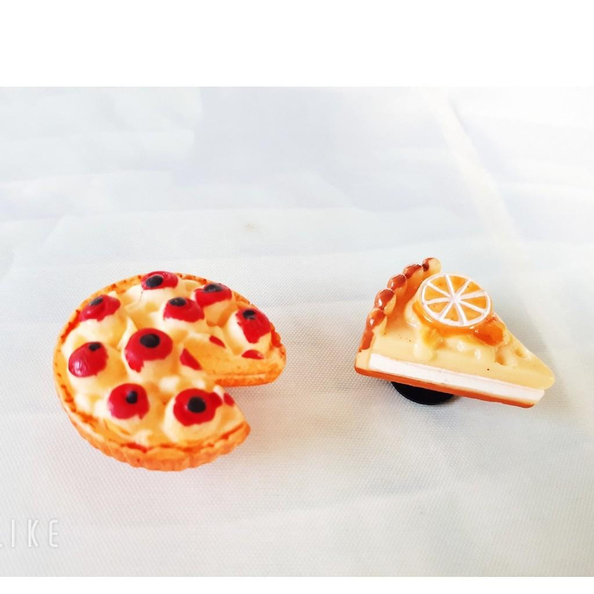 Piza sticker loại đá - nút cài dép