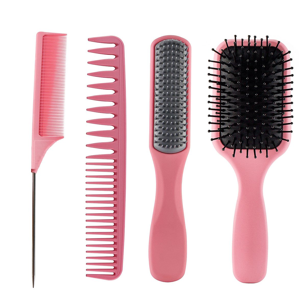Mua Hair Brush Set Detangling Brush & Hair Comb Set Hairbrushes for Long  Thick Thin Curly Natural Hair Scalp Massage 4 Pack