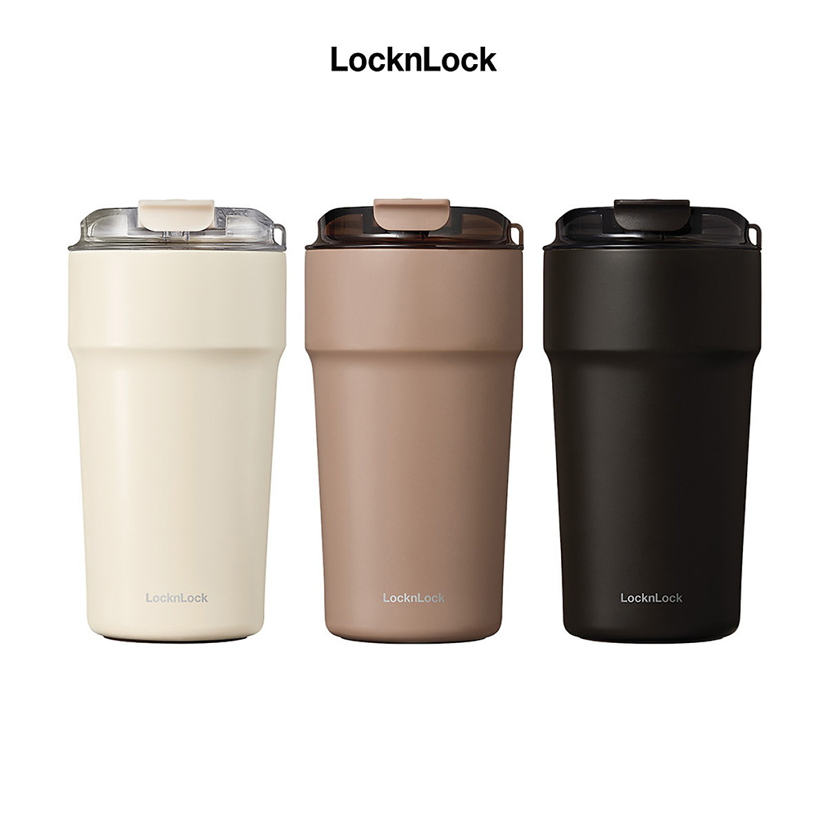 Bình giữ nhiệt Metro Cafe Tumbler LocknLock LHC4357 - Dung tích 500ml - Phủ sứ