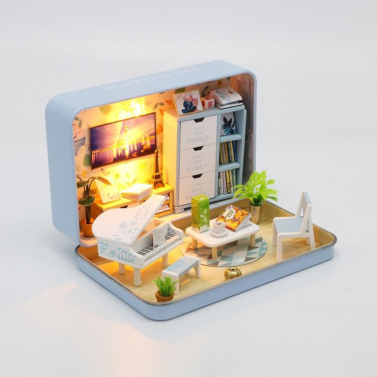 Mô hình nhà biệt thự mini Mô hình Lâu đài trang trí cây cảnh #41 Mô hình nhà biệt thự mini Mô hình Lâu đài trang trí cây cảnh
