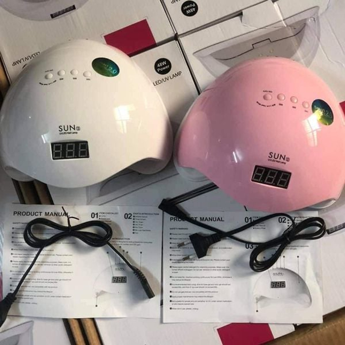 Máy hơ sun 5 tem xanh làm móng tay Bộ dụng cụ, phụ kiện làm móng