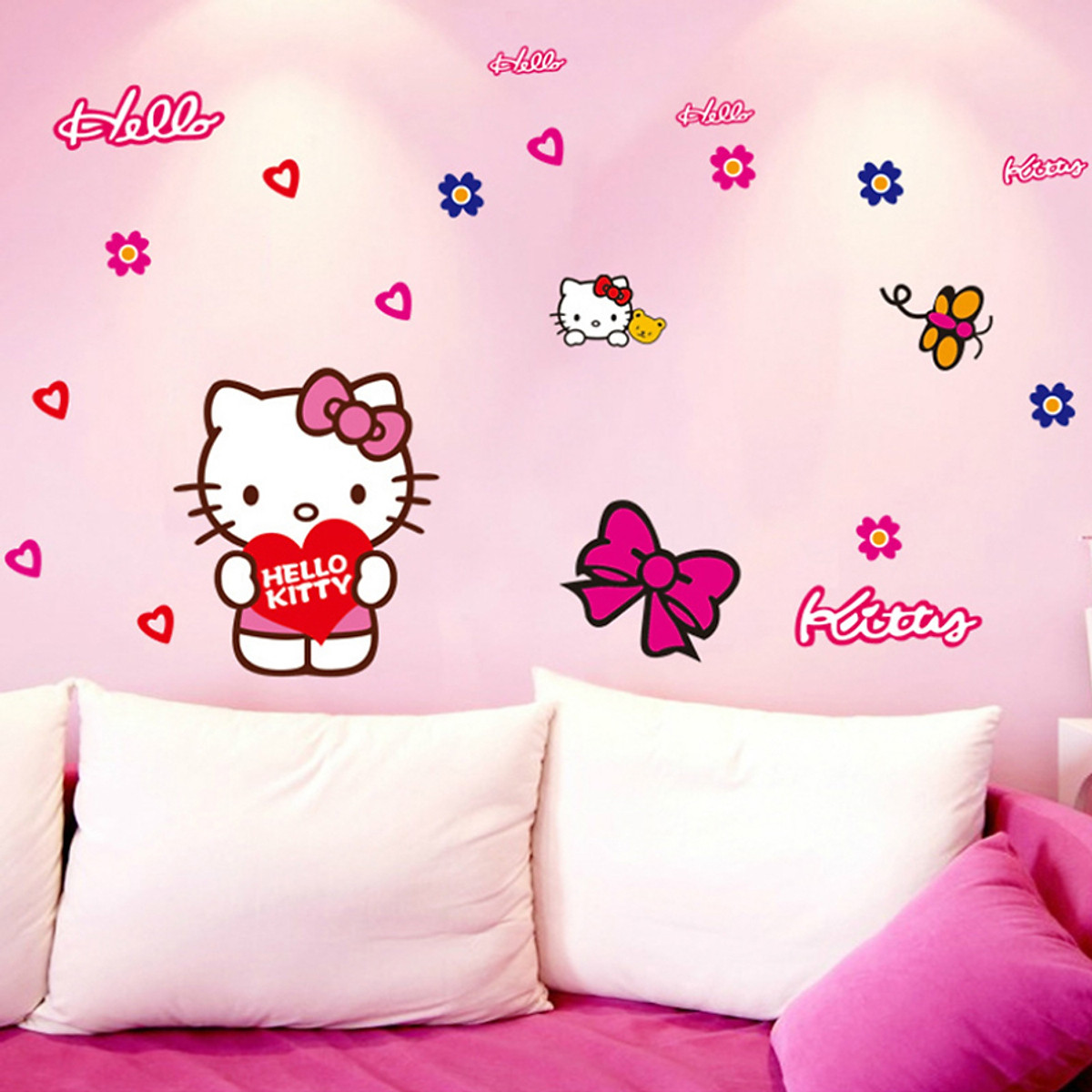 Decal dán tường Hello Kitty - HP24 - Decal & giấy dán tường