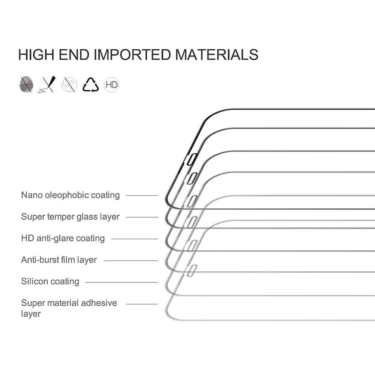 Miếng dán cường lực iPhone 12 Pro Max (6.7 inch) hiệu Nillkin Amazing CP+ Pro full màn hình 3D mỏng 0.23mm, Kính ACC Japan, Chống Lóa, Hạn Chế Vân Tay - Hàng chính hãng