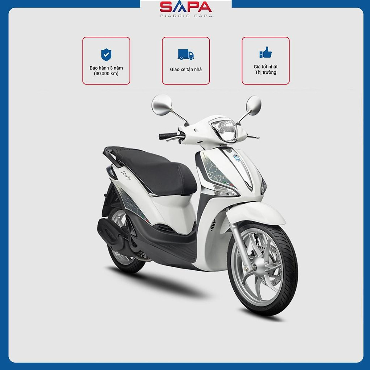 Bảng giá xe máy Piaggio mới nhất tháng 2