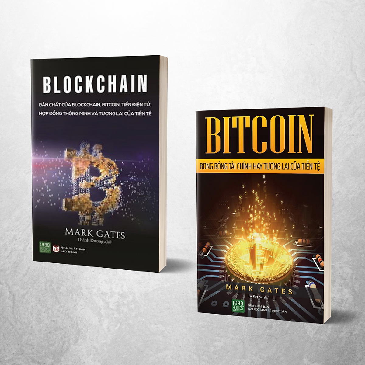 Combo 2 cuốn Bản chất của Blockchain... + Bitcoin - Bong bóng tài chính hay tương lai của tiền tệ
