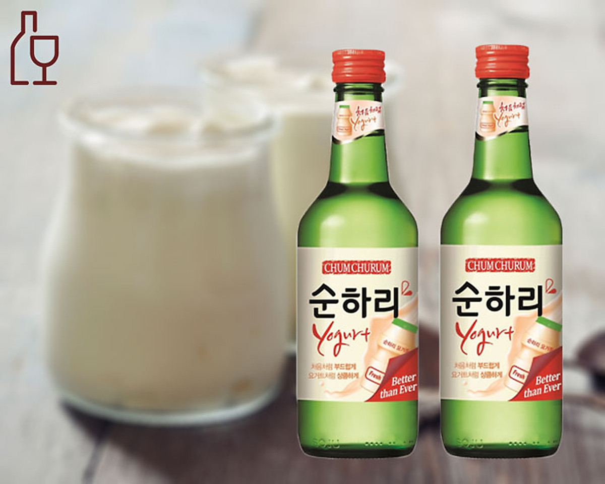 Rượu Chum Churum Soju Vị Sữa Chua 12% 360ml