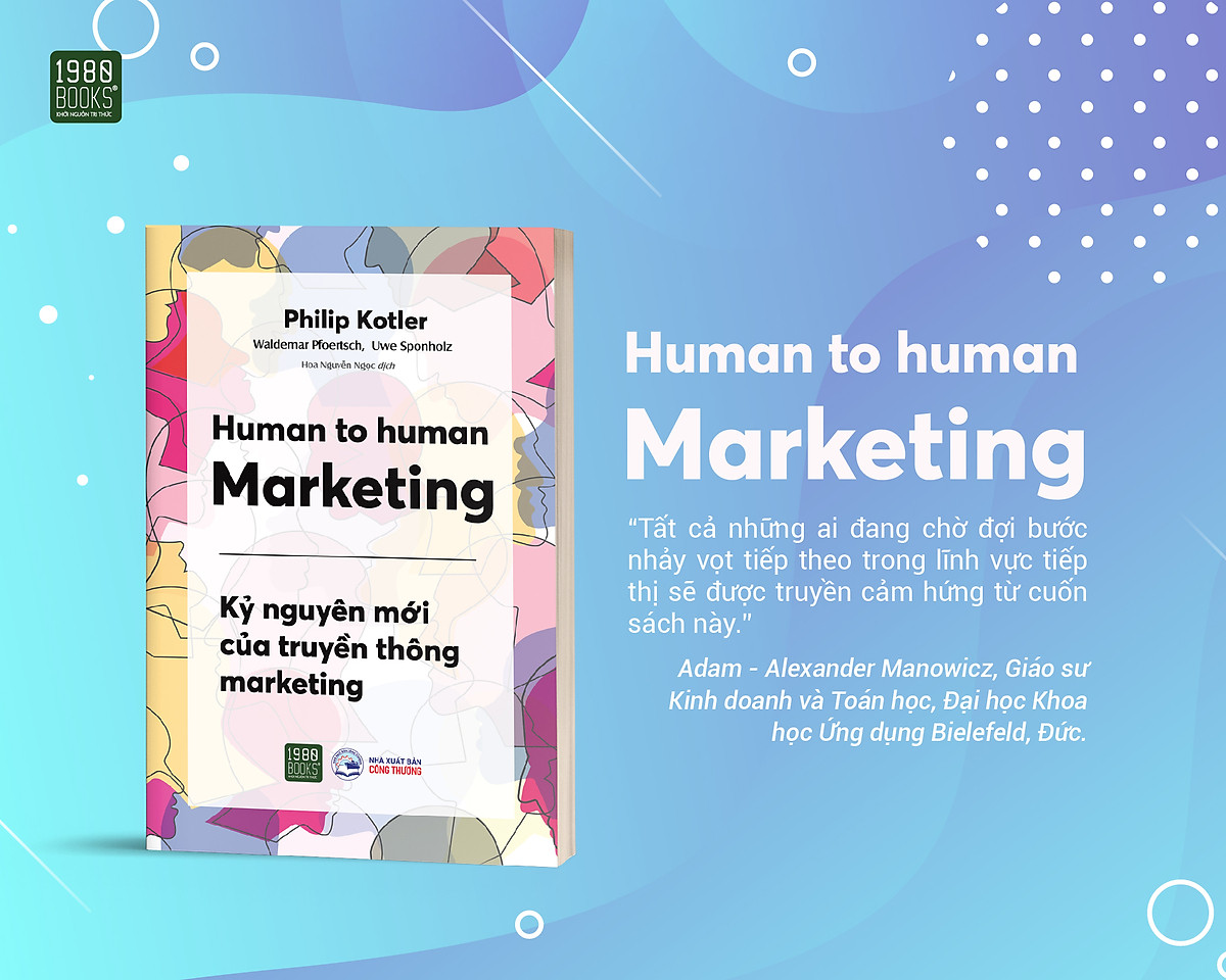 Sách - Human to Human Marketing - Philip Kotler & Waldemar A. Pfoertsch, Uwe Sponholz - 1980Books