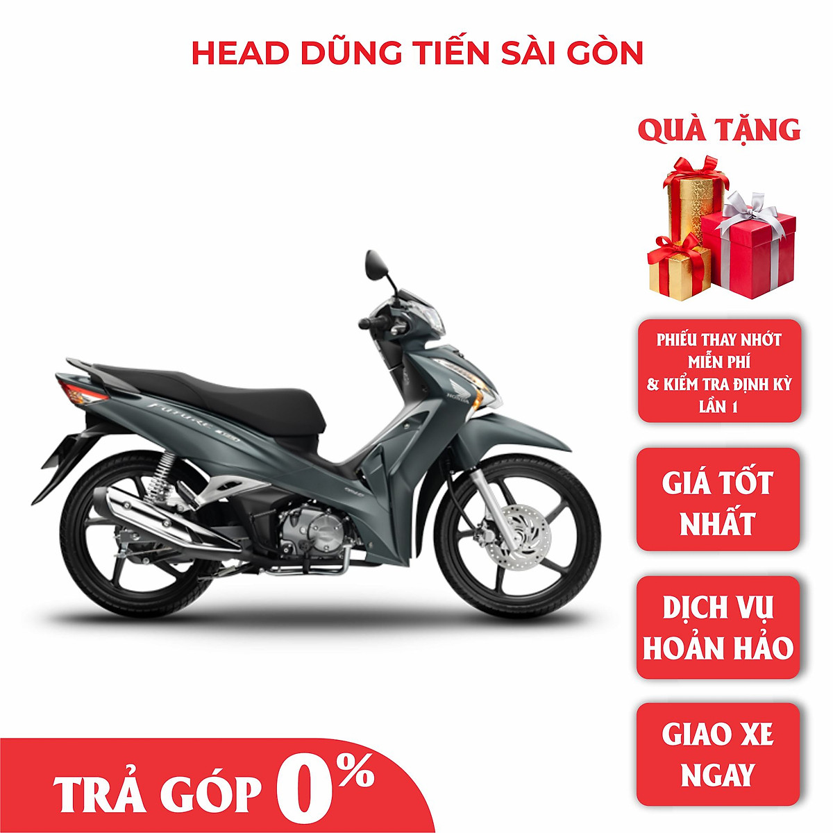 Phẫu thuật Honda Future FI 2018 màu đen nhám điện đèn nhiều thay đổi  ngoại hình không khác biệt