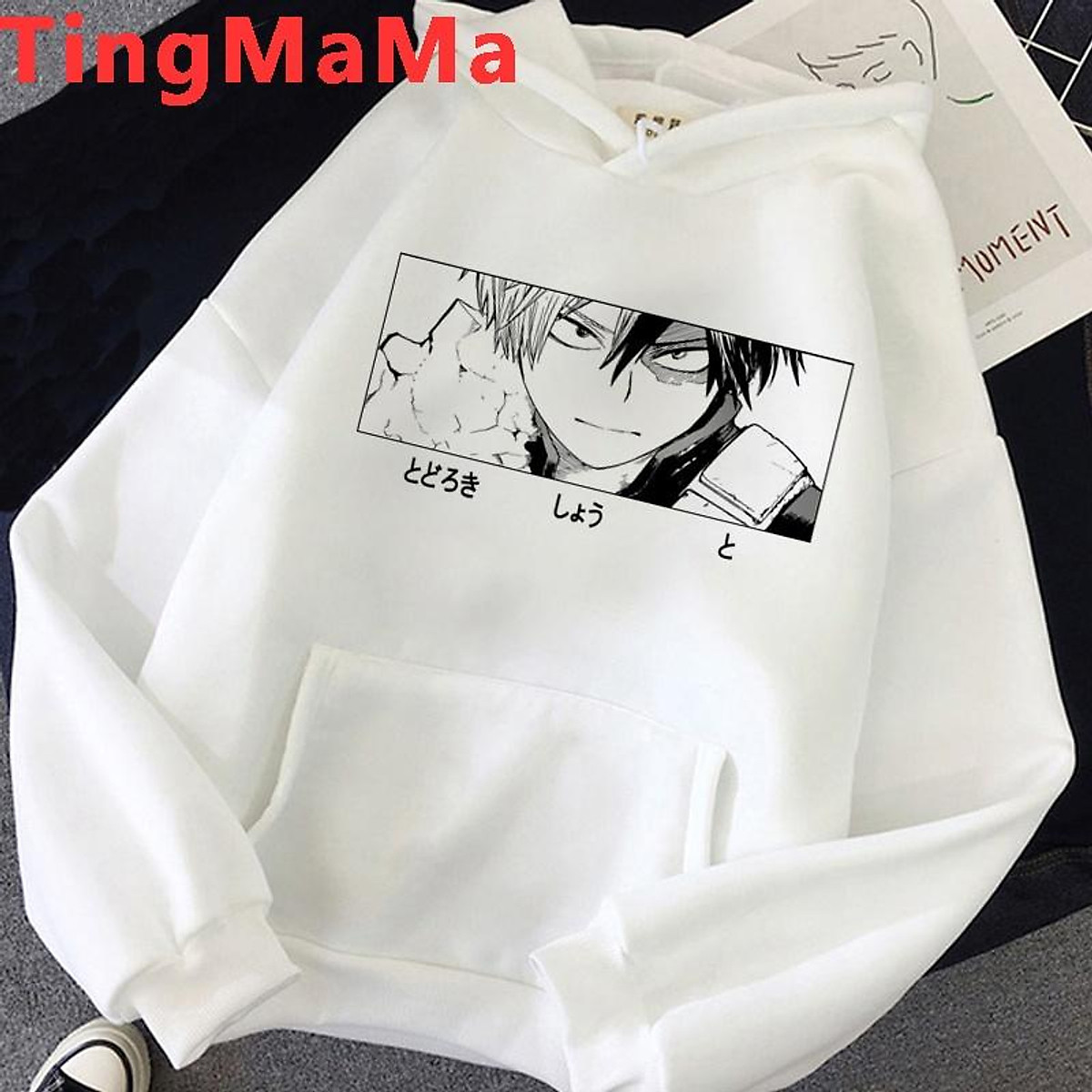Áo hoodies Anime in hình nhân vật Bakugo Shoto Todoroki độc đẹp Áo hoodies Anime in hình nhân vật Bakugo Shoto Todoroki độc đẹp