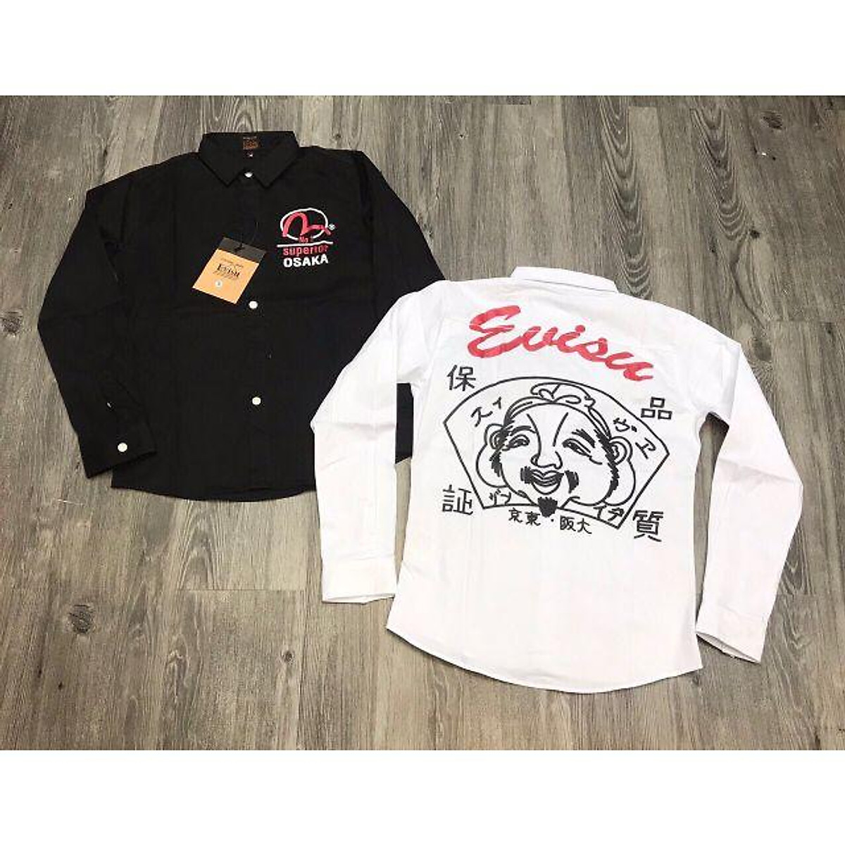 Áo Sơ Mi EVISU In Ông Địa Vải Nỉ Caro 4 Màu Cực Hot Trend Siêu Cá Tính CADO SHOP Lazadavn #10 Áo Sơ Mi EVISU In Ông Địa Vải Nỉ Caro 4 Màu Cực Hot Trend Siêu Cá Tính CADO SHOP Lazadavn