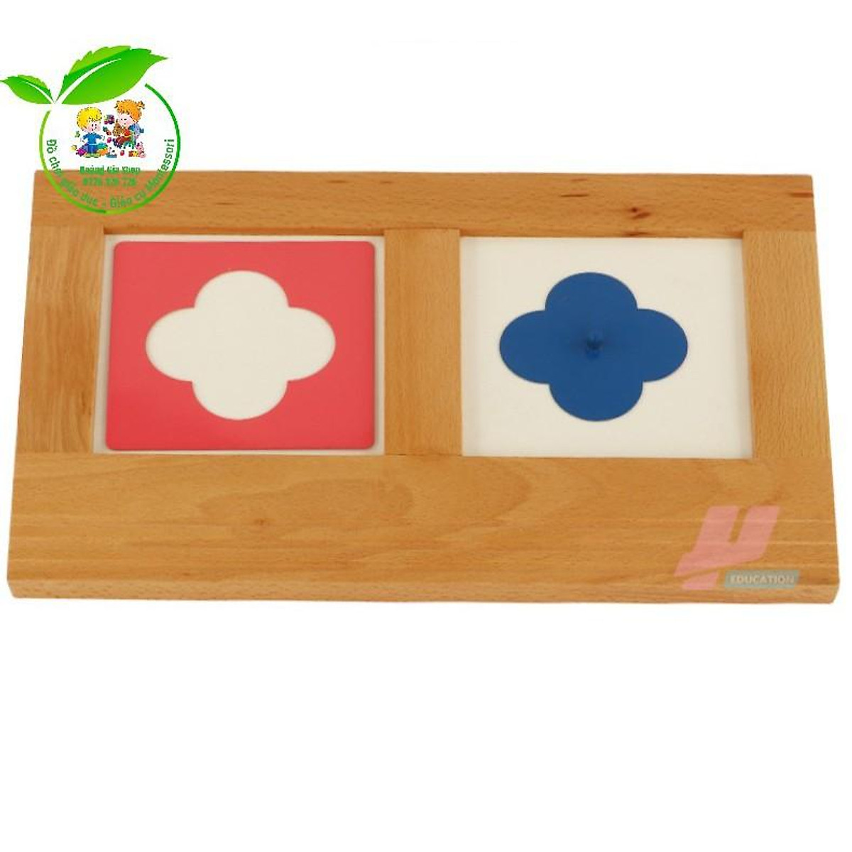 Khay đặt khuôn viết chữ (Metal Insets Tracing Tray) Tiki