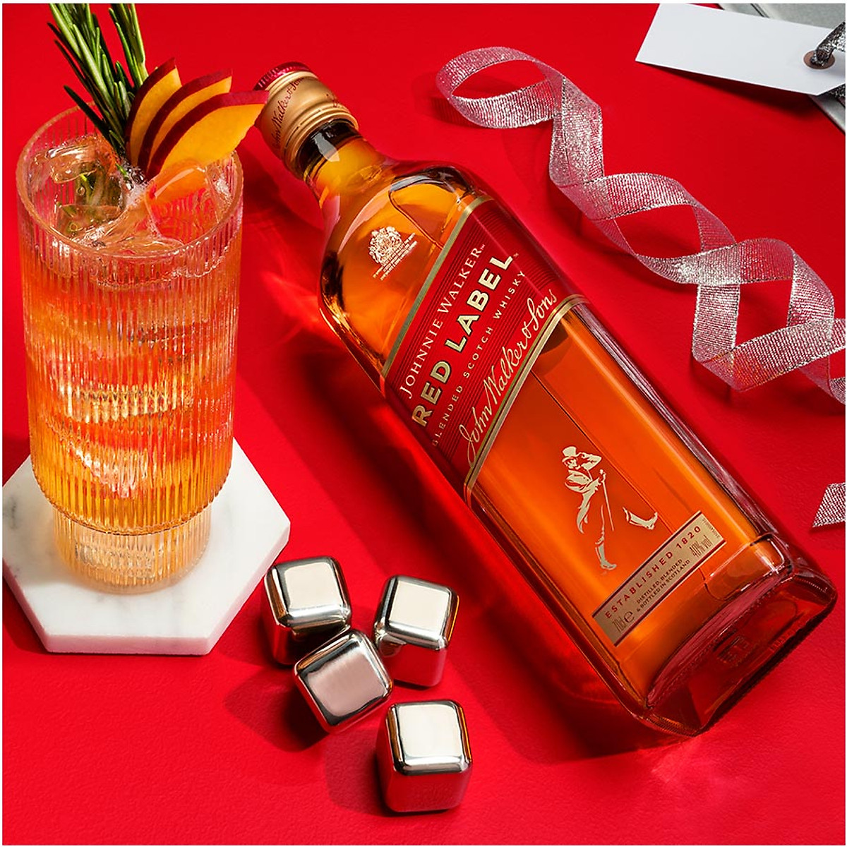{Freeship 50K} Rượu Blended Whisky Johnnie Walker Red Label 40% 750Ml [Không hộp]