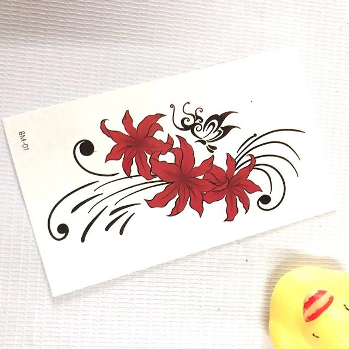 Hình Xăm Dán Hoa Bướm Các Loại 3 21x15cm  Shopee Việt Nam