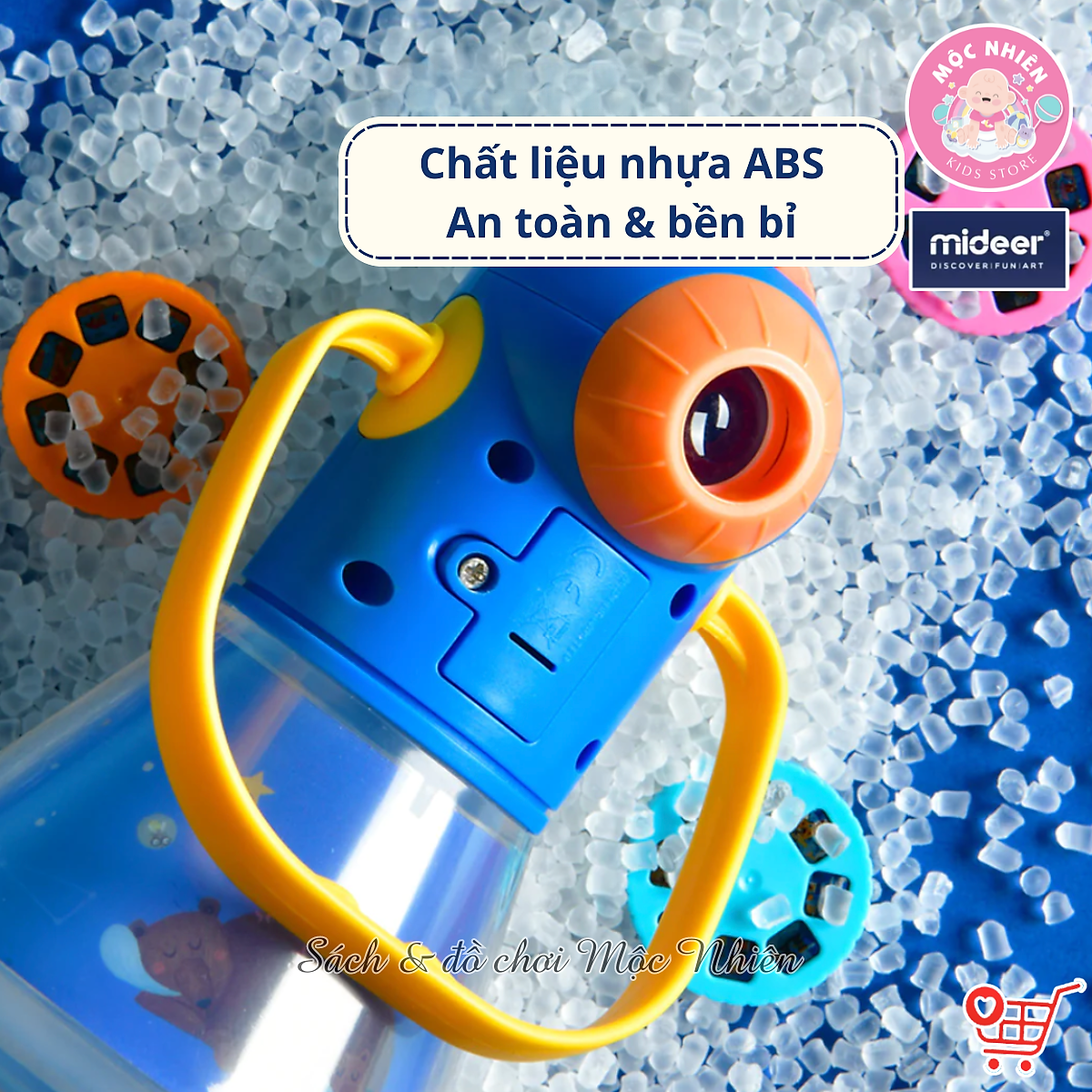 Đồ Chơi Đèn Pin Kể Chuyện Mideer Phiên Bản 12 Truyện - Mideer StoryBook Torch (có bản dịch tiếng Việt)
