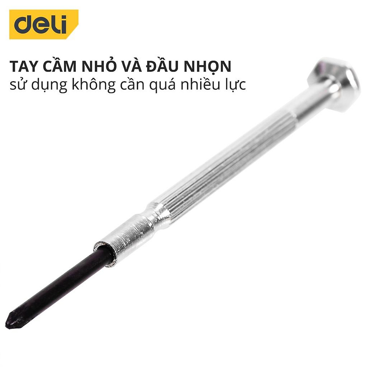 Bộ Tua Vít Đa Năng 6 Chiếc Deli Cao Cấp Chính Hãng - Nhỏ Gọn, Tiện Ích, Dễ Dàng Sử Dụng - Thiết Thể Đẹp Mắt - EDL3206