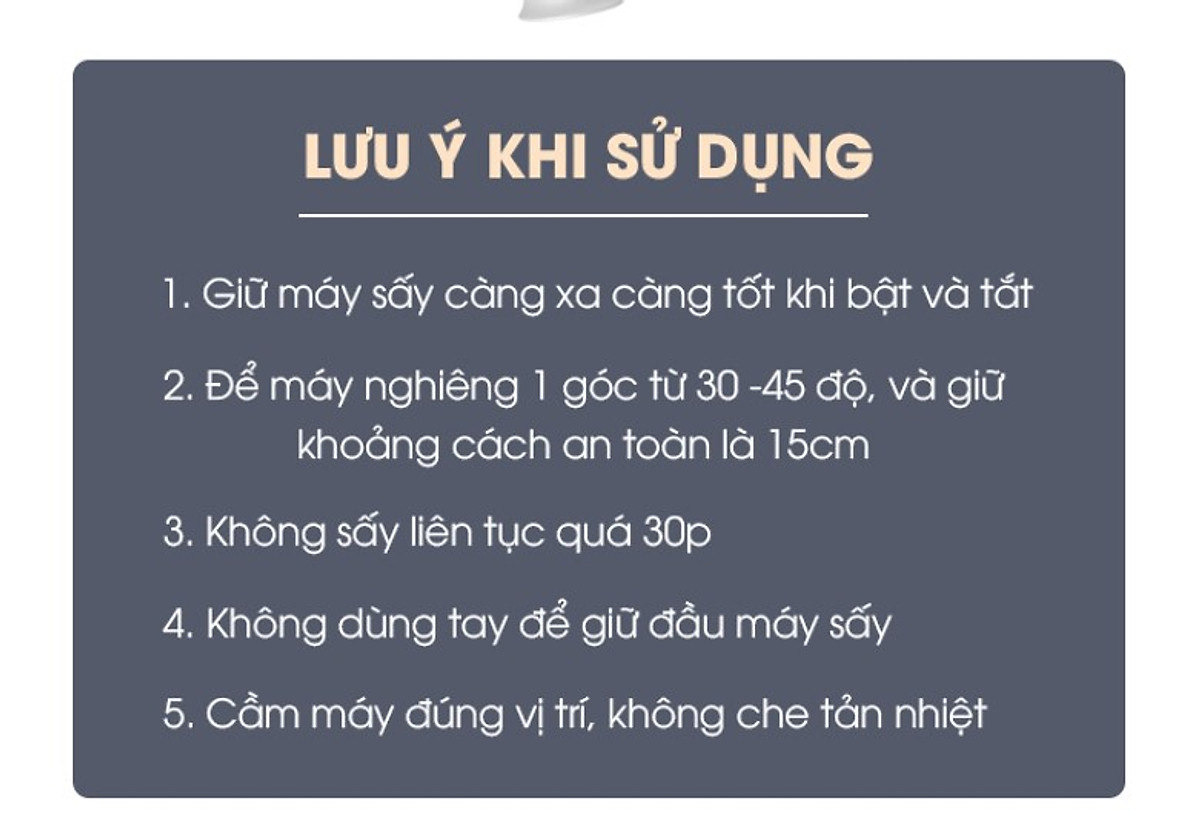 Máy Sấy Tóc Cao Cấp Công Suất Lớn 2300W Chuyên Dụng Cho Hair Salon - Máy Sấy Tóc Bổ Sung Ion Dưỡng Ẩm, Làm Mềm Mượt Tóc - Máy Sấy Tóc Cao Cấp Động Cơ Êm Ái, Ổn Định – Chính Hãng VinBuy