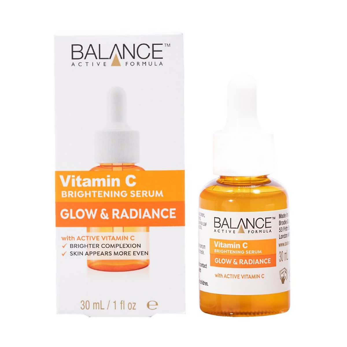 Tinh Chất Làm Sáng Da Balance Vitamin C Brightening Serum Glow & Radiance (30ml)