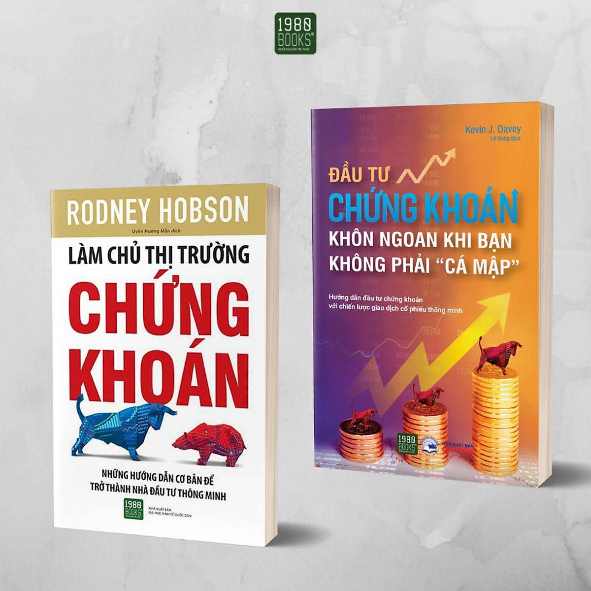 Combo 2 cuốn Làm chủ thị trường chứng khoán + Đầu tư chứng khoán khôn ngoan khi bạn không phải 