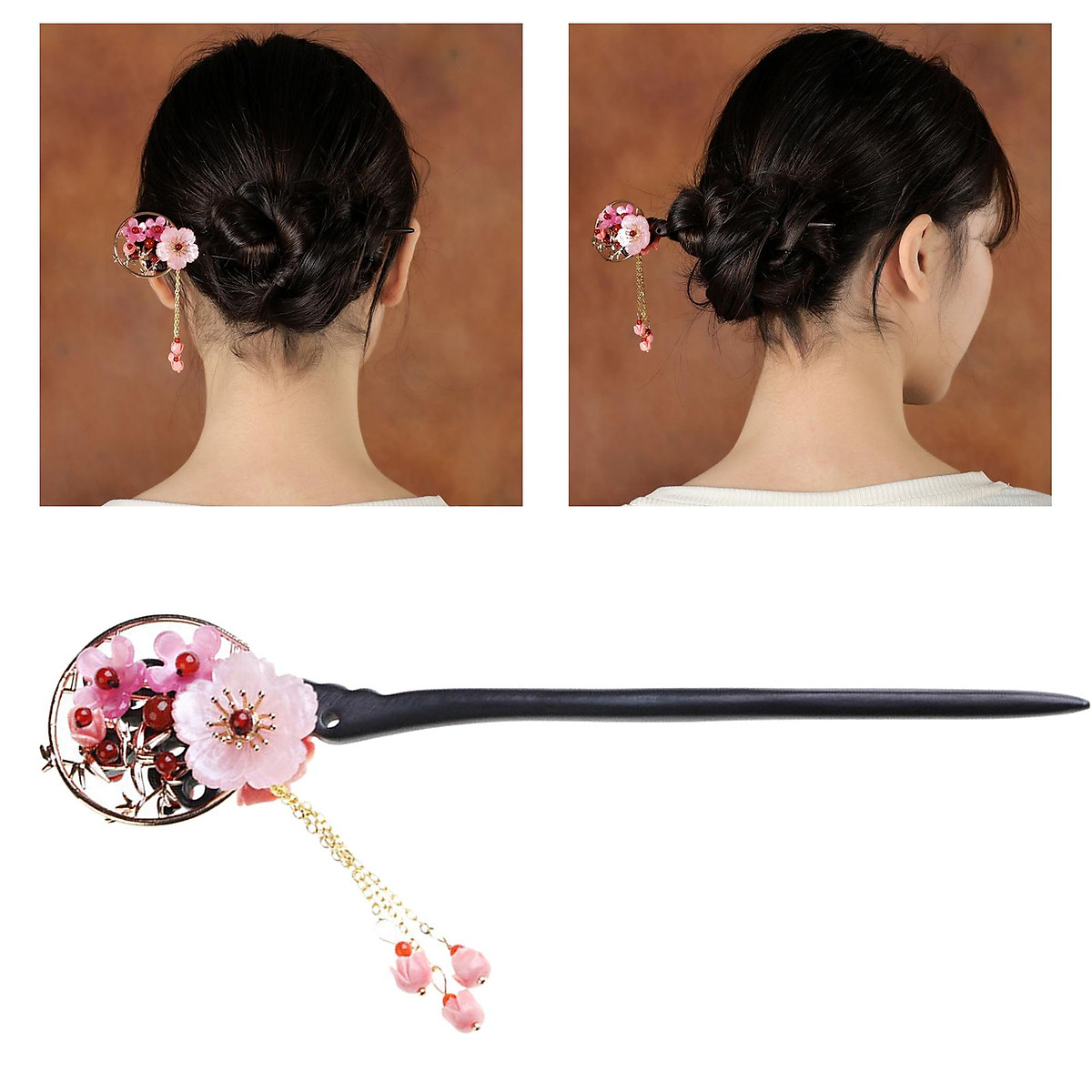 Chinese Style Wooden Hair Stick Chopstick Hair Pin Wedding Hair Accessories Chinese Style Wooden Hair Stick Chopstick Hair Pin Wedding Hair Accessories