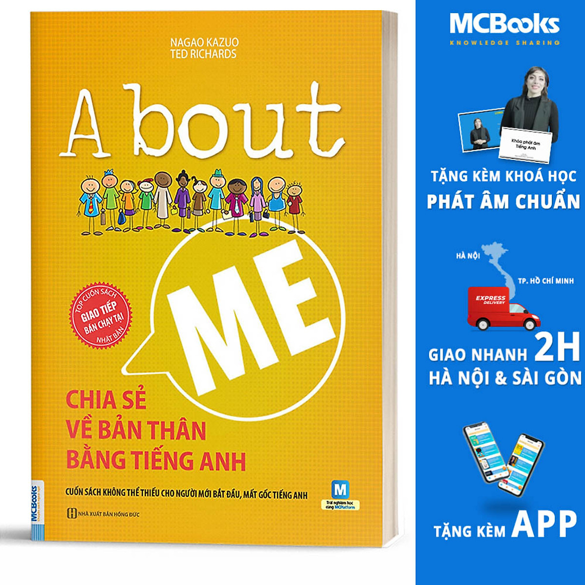 About Me - Chia Sẻ Về Bản Thân Bằng Tiếng Anh (Sách Giao Tiếp Bán Chạy Nhất Nhật Bản)