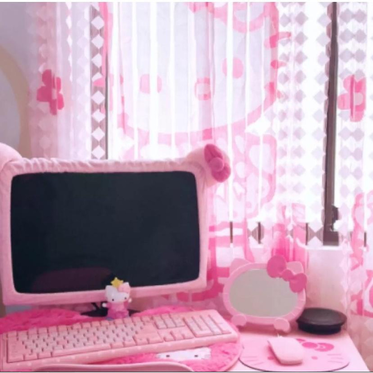 Vỏ Bọc Màn Hình Lcd Hình Hello Kitty Đáng Yêu Dành Cho Laptop/Máy Tính Bàn