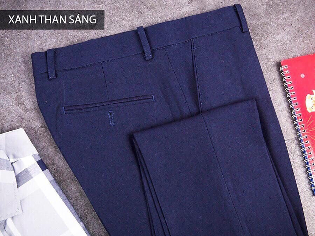 Quần âu nam Hiền Trần BOUTIQUE công sở chất vải chéo 79 cao cấp
