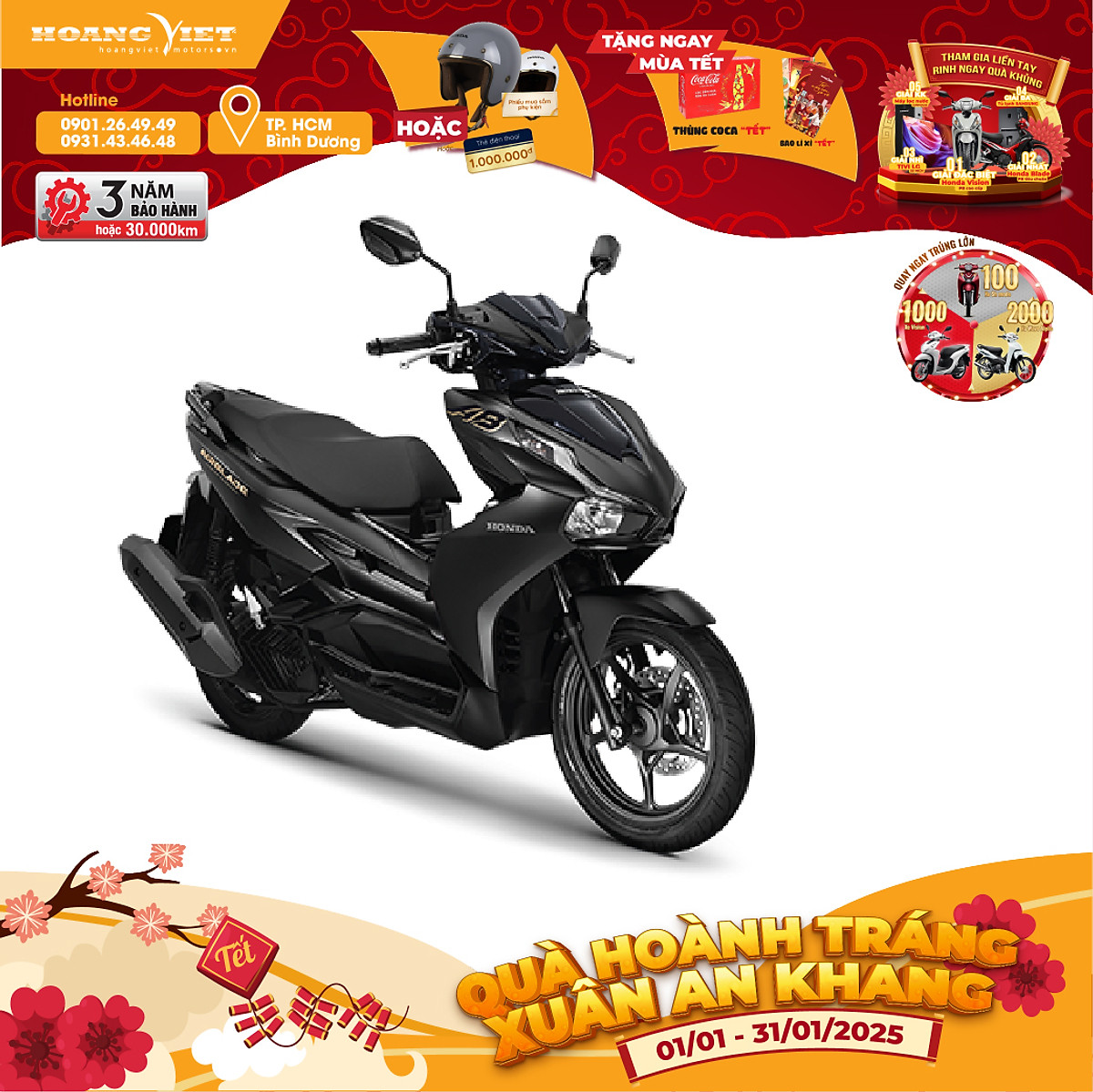 Xe máy Honda Air Blade 125cc 2025 - Phiên Bản Đặc Biệt