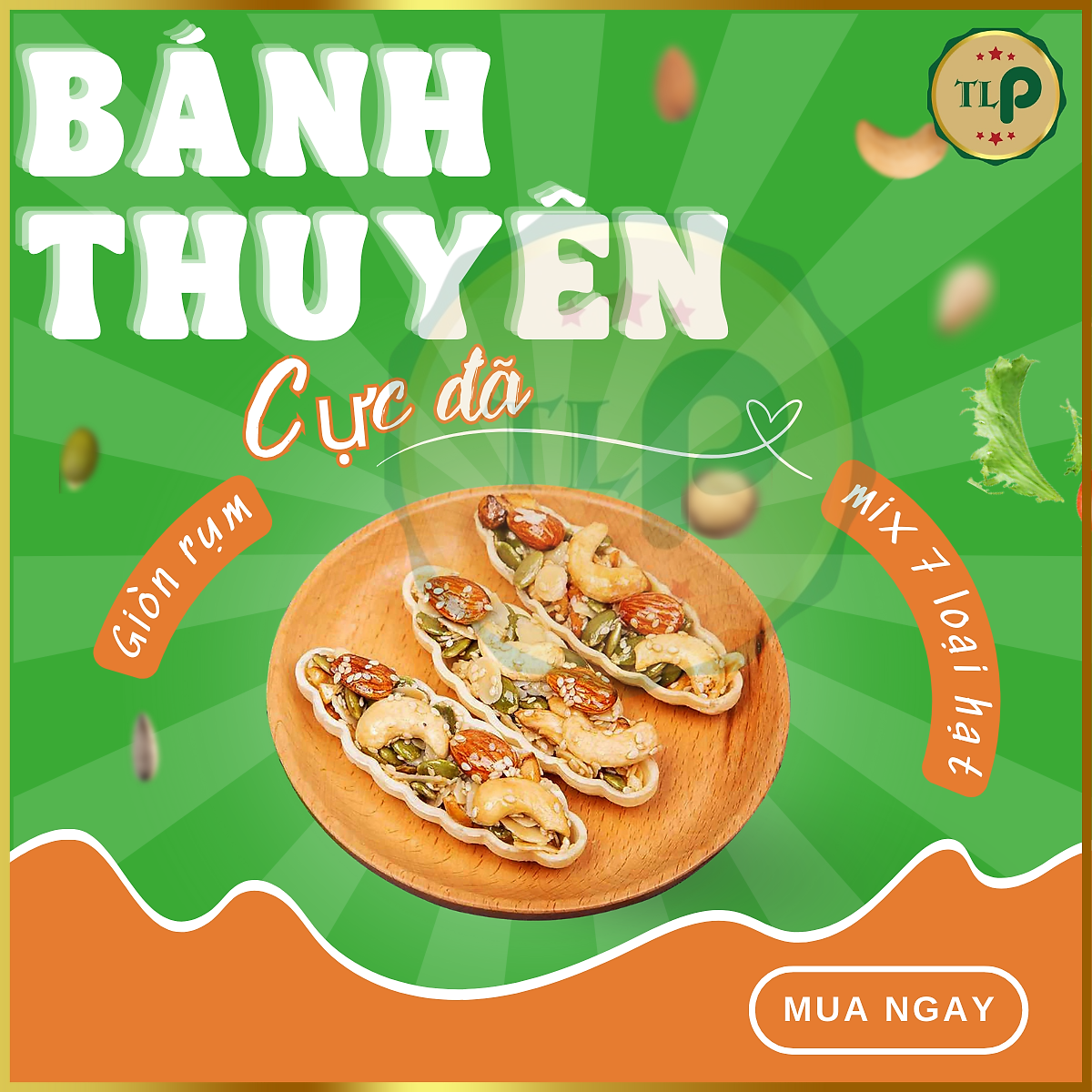 BÁNH THUYỀN MIX HẠT TÂN LỘC PHÁT