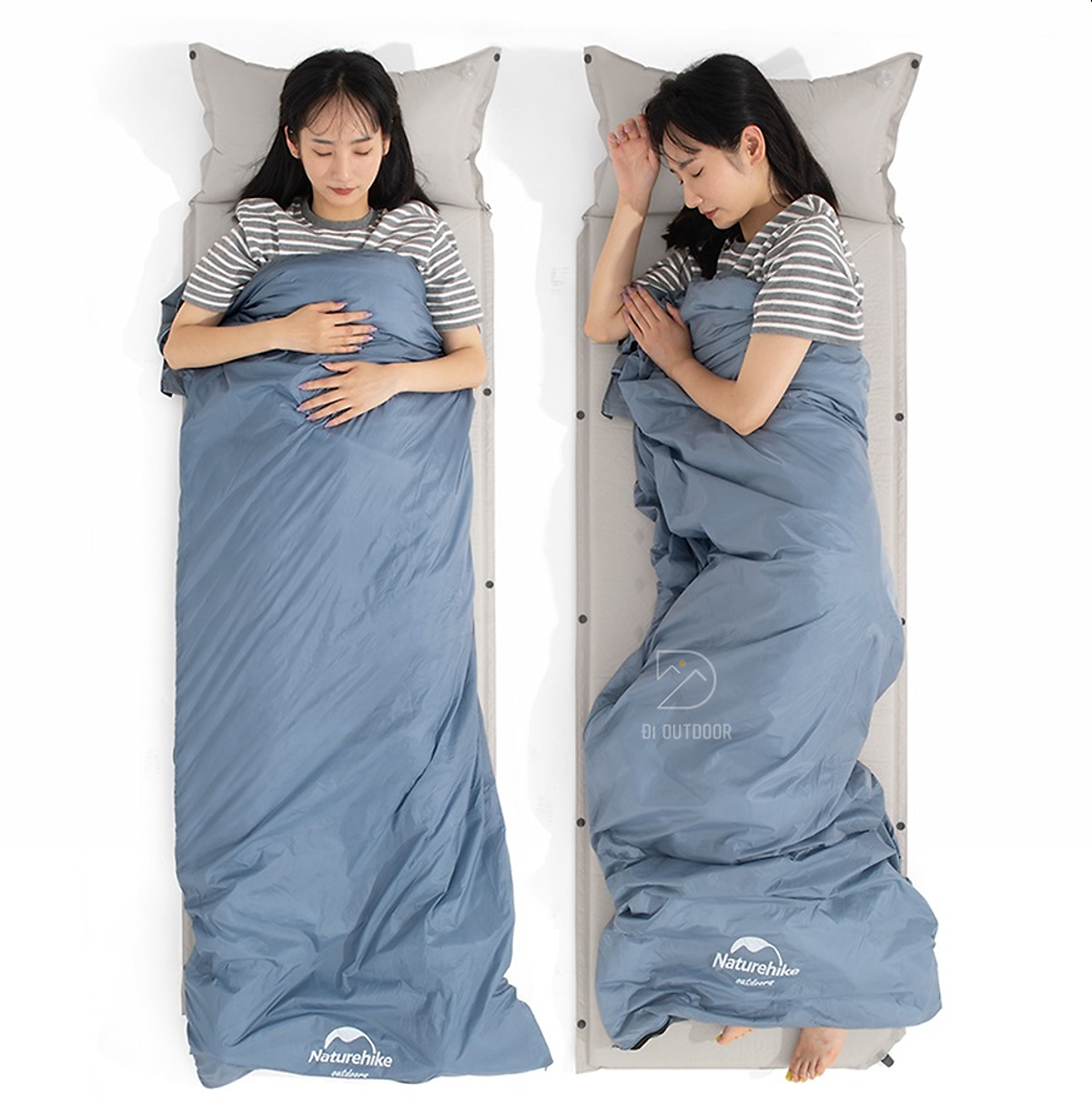 Túi ngủ Naturehike LW180 NH21MSD09 gấp gọn siêu nhẹ túi ngủ cắm trại (mới)