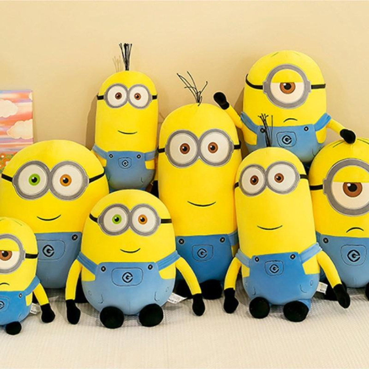 Gấu Bông Minion Tp HCM, Thú Nhồi Bông Minion Gối Ôm Đồ Chơi Cho Bé Qùa