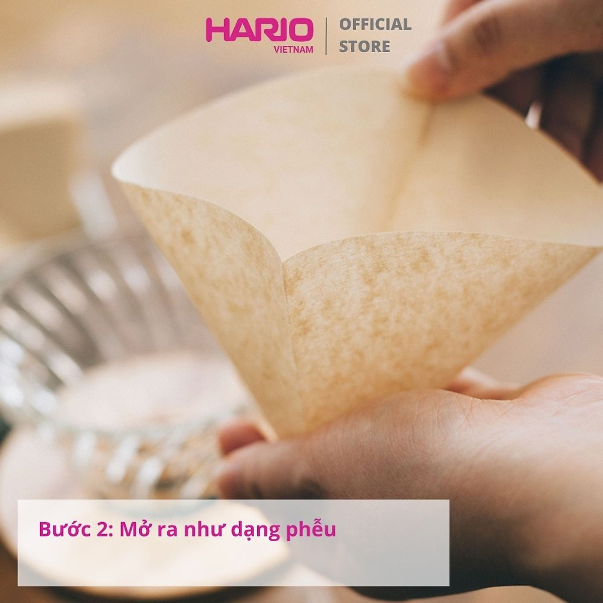 Giấy lọc cà phê Hario 100 cái (V60-VCF-02-100M)