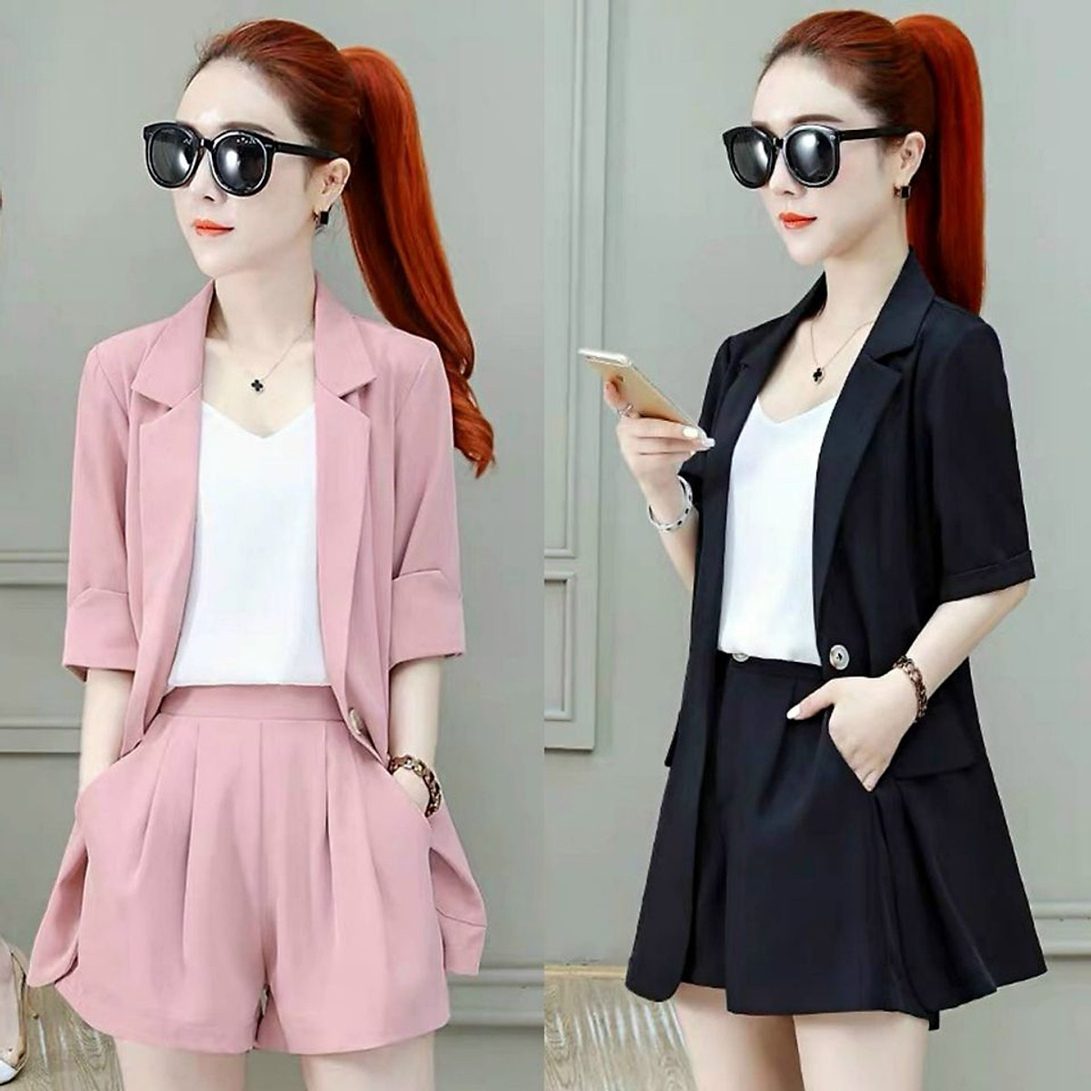 Set vest đùi công cở thời trang QA28  AquaShopVN