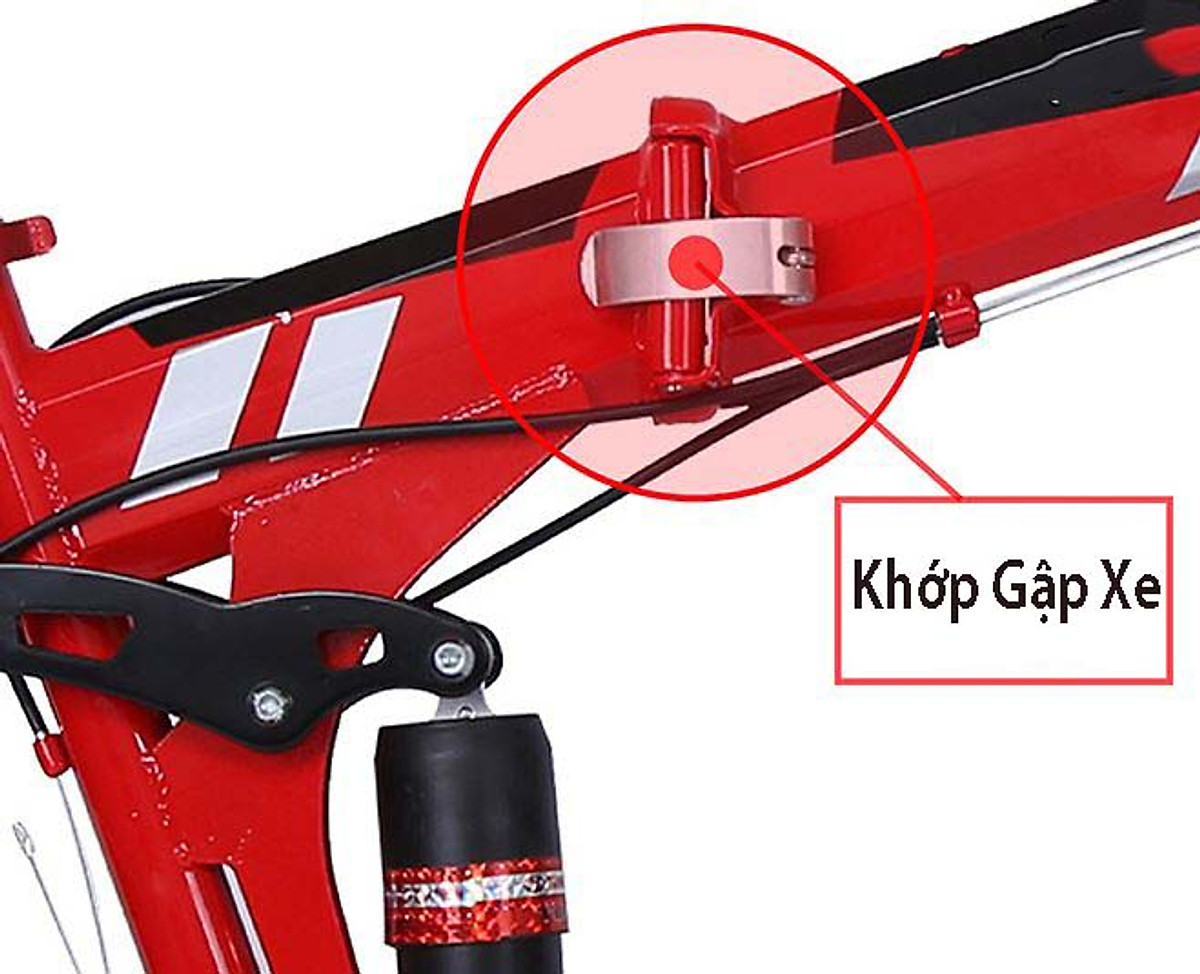 Xe Đạp Thể Thao Gấp Gọn FS Bike NS-001 Vành 26inch 24 Tốc Độ Nhập Khẩu Đại Nam Sport + Tặng Mũ Bảo Hiểm,Khóa Chống Trộm Và Chắn Bùn