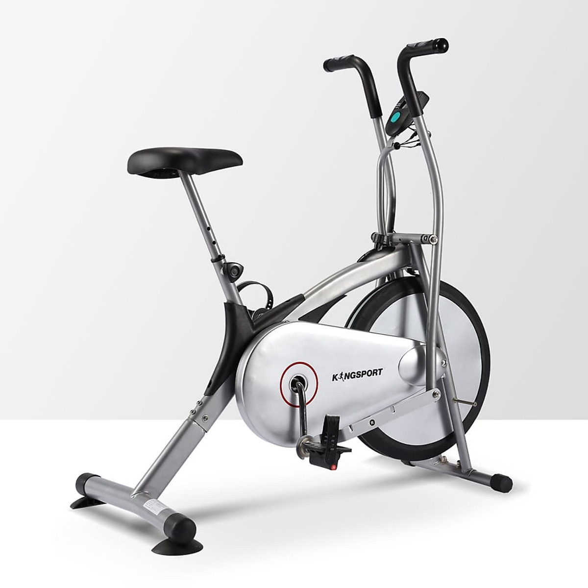 Xe đạp tập KINGSPORT KS-101 tập luyện toàn thân, tích hợp đồng hồ đo lường chỉ số, cân nặng phù hợp từ dưới 75kg