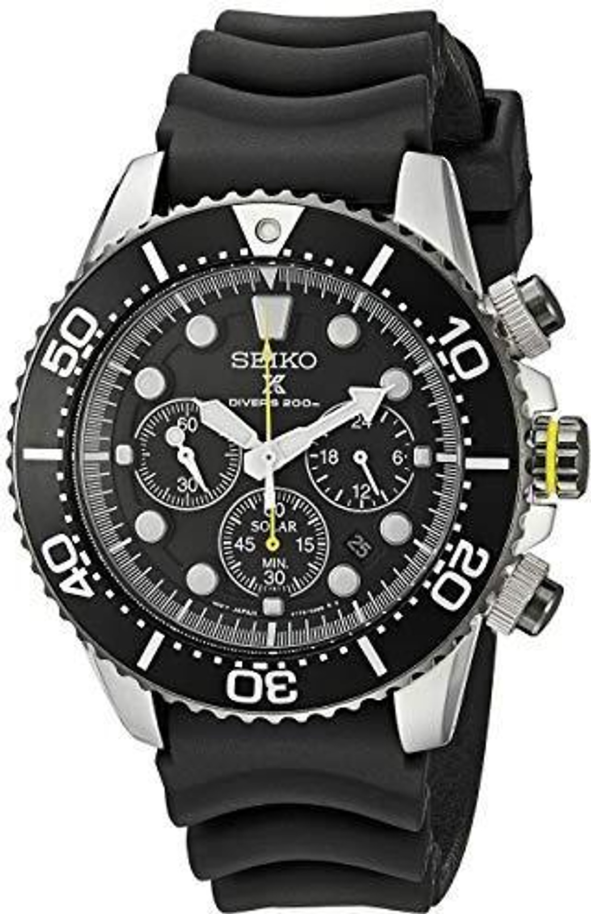 Top 46+ imagen seiko men’s ssc021 solar diver chronograph watch