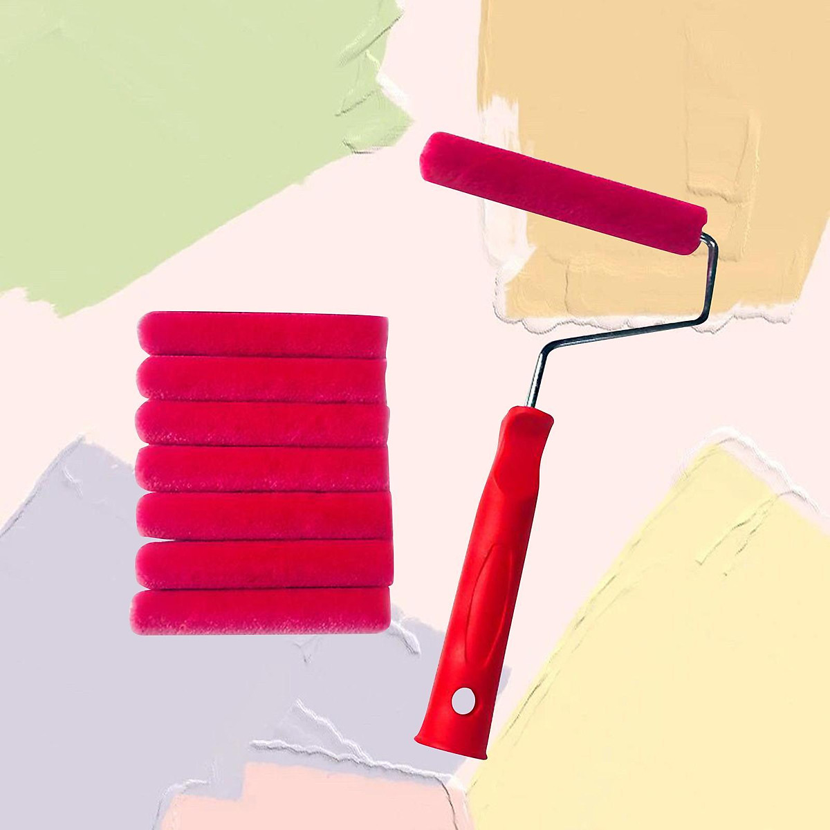 Paint Roller Painting Art Decorative for Applying Paints Enamels Primers