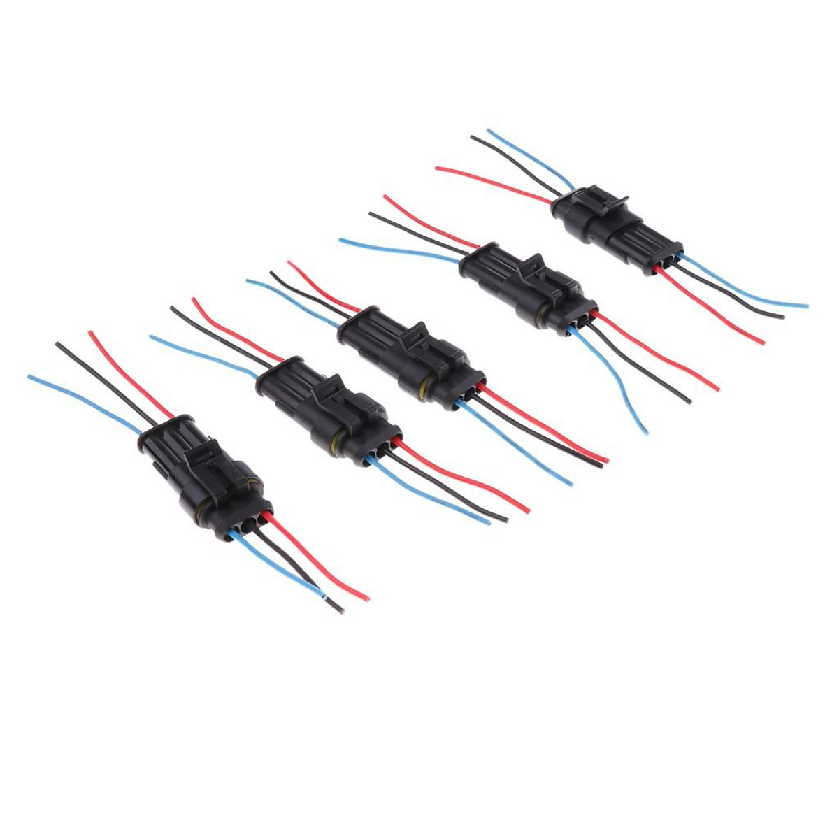 Mua 5 Sets 3 Pin Electrical Connector Plug Socket Kit with Wire